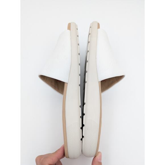 Marc Joseph New York Elizabeth Leather Slide Sandals White Size US10 EU41 - Picture 6 of 11